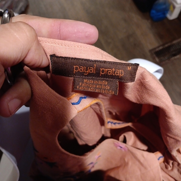 Anthropologie Amber Embroidered Maxi Dress Sz M  by Payal Pratap - Picture 9 of 9